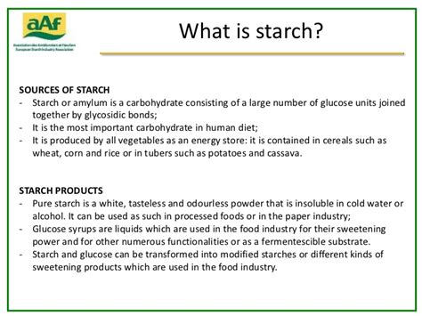 In order to produce a modified starch, you can treat it with acid, roast it, treat it with sodium hydroxide or potassium. What is starch