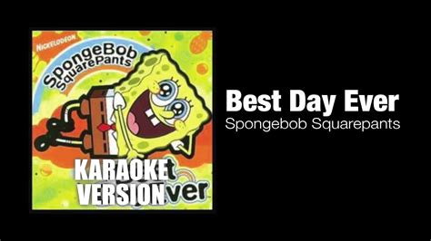 Best Day Ever Spongebob Squarepants Studio Instrumental Youtube