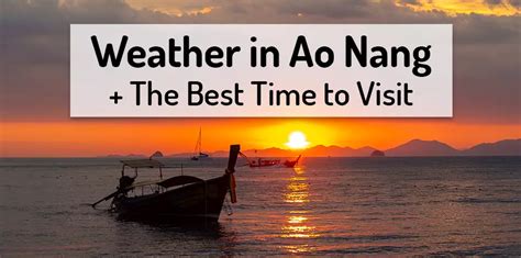 Weather In Ao Nang Best Time To Visit ☀️ 2024