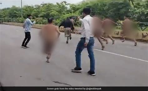 Men Stage Nude Protest In Chhattisgarh S Raipur Over Fake Caste