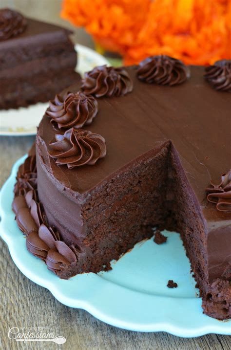 Preheat the oven to 350 degrees. Ultimate Homemade Chocolate Cake - My Recipe Confessions