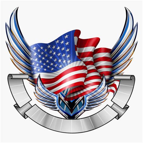 Flying Eagle Flag Eagle Logo Png With Flag Transparent Png Kindpng