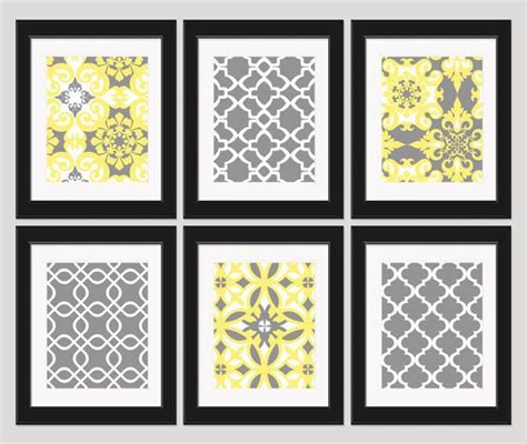 Check spelling or type a new query. Yellow and Gray Wall Art Yellow and Gray Decor by inkandnectar, $55.00 | Grey wall art, Art ...