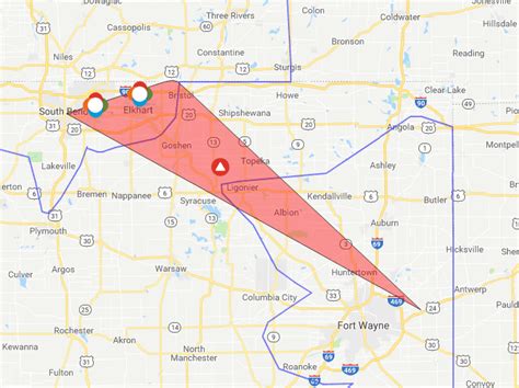 Fort Wayne Power Outage Map Map