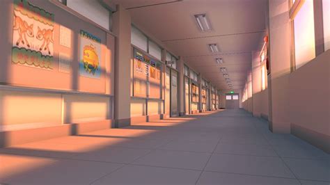 Anime School Background Inside Classroom Id Revisi