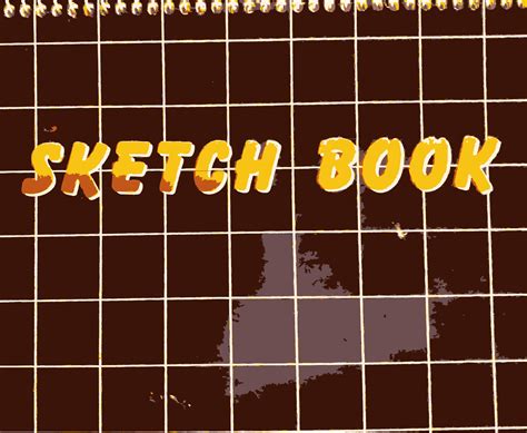 Vector Graphics Of Sketch Book Cover Public Domain Vectors