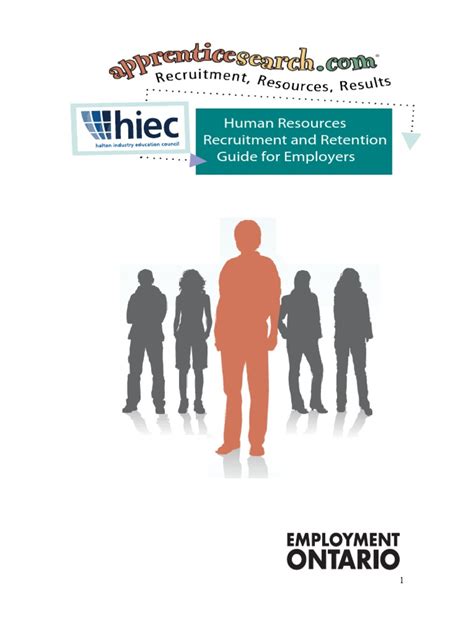 human resources recruitment and retention guide for employers pdf employee retention