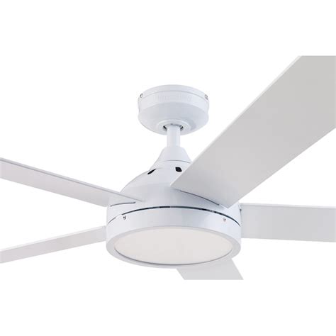 Harbor Breeze Camden 52 In White Indoor Ceiling Fan With Light And
