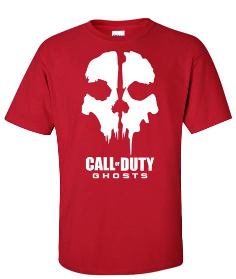 Call Of Duty Ghost Skull Logo Graphic T Shirt Supergraphictees