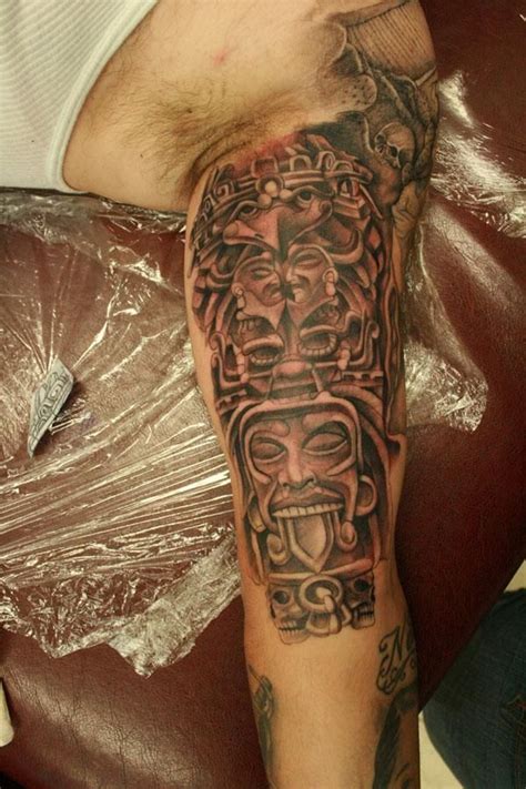 Aztec Tattoo Aztec Tattoos Sleeve Leg Tattoos Tribal Tattoos Tattos
