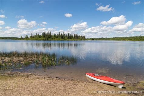 Kayaking Islet Lake Cooking Lake Blackfoot Provincial Recreation Area