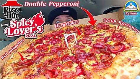 pizza hut® spicy lover s double pepperoni pizza review 🍕🌶️🔥 theendorsement youtube