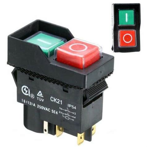 240v Onoff Switch With Low Voltage Trigger Machines Main Switcher Ebay