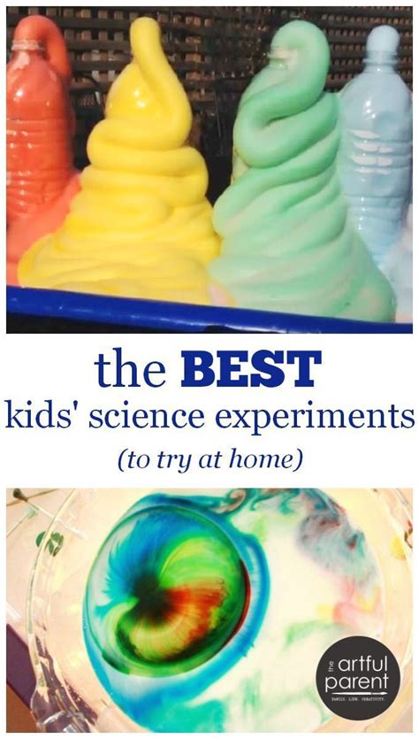 The Best Kids Science Experiments To Try At Home Pinterest