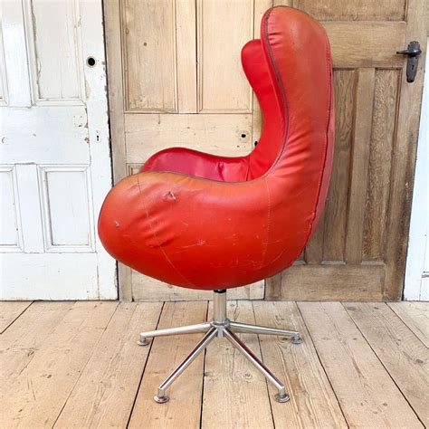 Red Egg Chair Funky Chairs Indigo Sprout