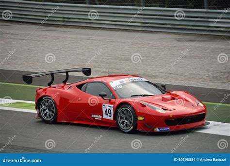 Gt Open Ferrari 458 Italia Gt3 At Monza Editorial Stock Image Image