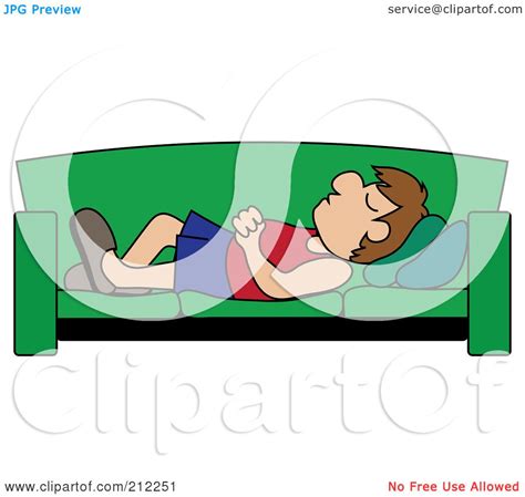 Royalty Free Rf Clipart Illustration Of A Relaxed Brunette Caucasian