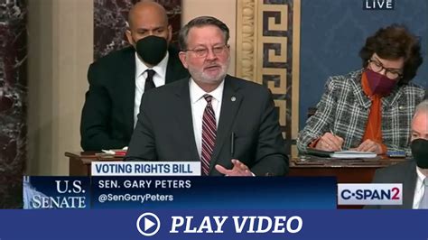 Video Peters Delivers Remarks On Need T Senator Gary Peters