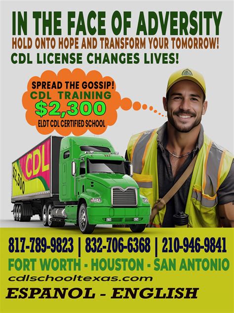 CDL Training Killeen TX Weekends? Yes, Flexible Days. $2300