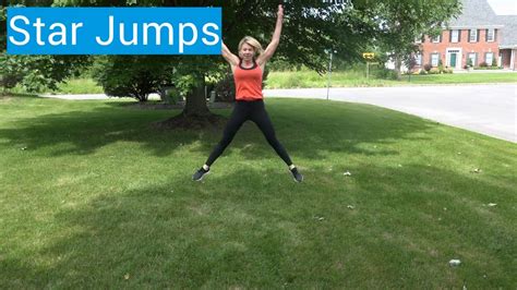 Fit Moms Fitness Star Jumps Youtube