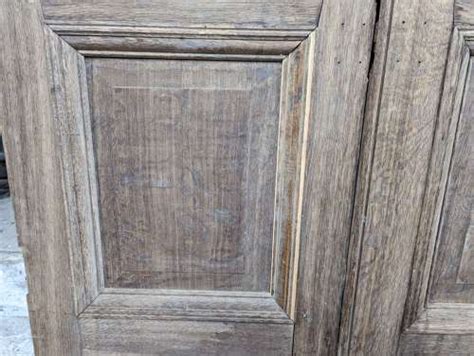 Dp0436 Pair Of Reclaimed Teak Doors Internal External