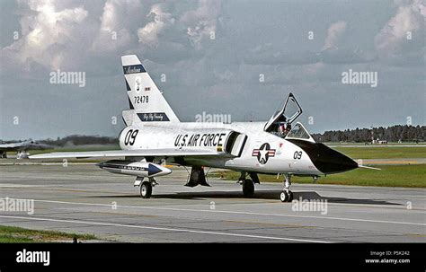 186th Fighter Interceptor Squadron F 106 Delta Dart 57 2478 Stock Photo