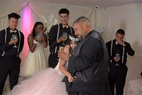 Girl Surprises Stepdad By Asking Him To Adopt Her During Quinceanera Toast