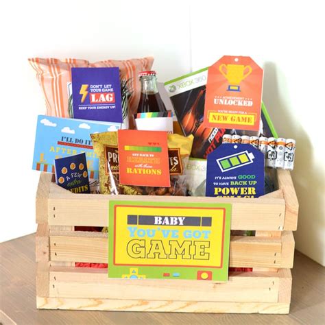 Whether you are looking for a gift for gamer boyfriend or girlfriend. Gamer Gift Basket - The Dating Divas
