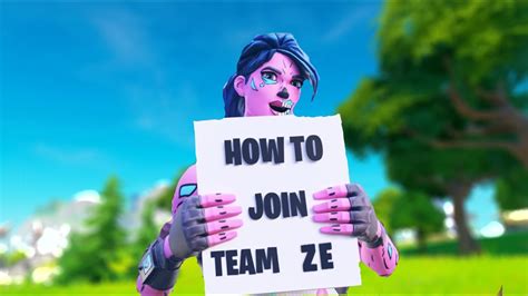 How To Join Team Ze Fortnite Mobile Clan Youtube