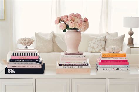 Here are great ideas to do that. Coffee Table Books Round Up - The Pink Dream