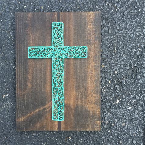 Made To Order String Art Cross Sign