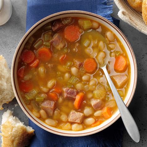 Add the rest of the ingredients to the slow cooker. Quick Ham and Bean Soup Recipe | Taste of Home
