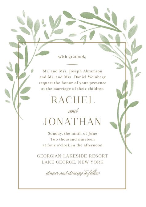 Wedding Invitation Wording Samples Best Design Idea