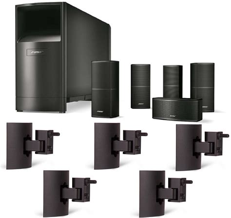 Bose Acoustimass 10 Series V Home Theater Speaker System Black Bundle