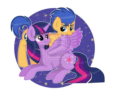 Twilight And Flash By Mimijuliane On Deviantart My Little Pony