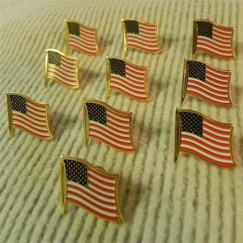American Flag Lapel Pins Etsy