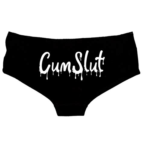 Купить с кэшбэком Cum Slut Knickers Drip Style Cumslut Panties Daddy