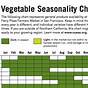 Vegetable Light Requirements Chart