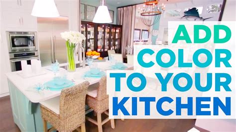 3 Ways To Add Color To Your Kitchen Hgtv Youtube