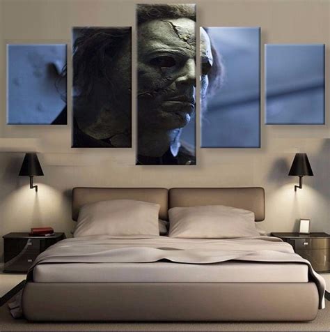 Blick's canvases and painting surfaces are created to accept and support media such as oil paint, acrylic paint, gouache, watercolors, pastels, and other media. Michael Myers Rob - Famous Person 5 Panel Canvas Art Wall ...