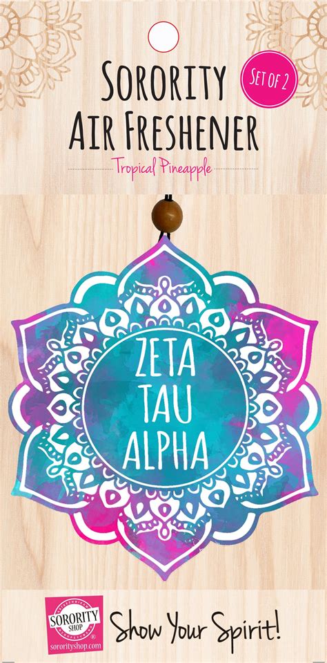 Zeta Tau Alpha Mandala Air Freshener Air Freshener