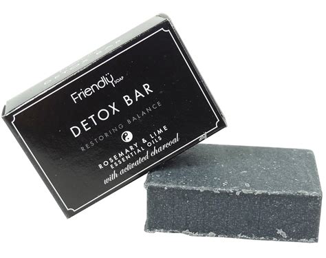 Friendly Soap Natural Activated Charcoal Detox Bar Soap 95g