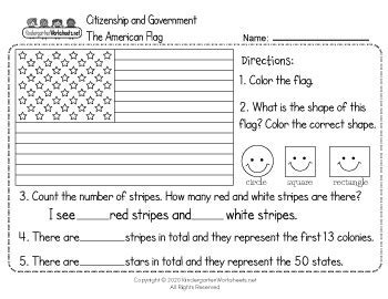 The worksheets cover community helpers, transportation, american symbols, goods and services, need and wants, types of businesses, and careers. Social Studies Worksheets for Kindergarten (50 Worksheets ...