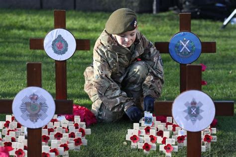 Britain Falls Silent For Armistice Day As Millions Remember The Fallen Who Lost Their Lives In