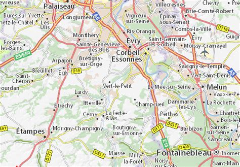 Mappa Michelin Fontenay Le Vicomte Pinatina Di Fontenay Le Vicomte