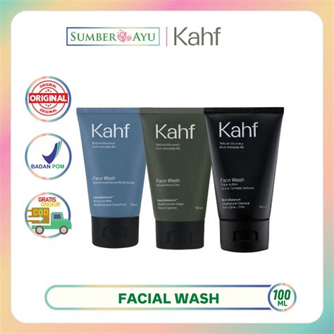jual kahf natural discovery from everyday life face wash shopee indonesia