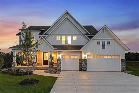 Ft., 3 bedrooms, 3 bathrooms, 2 car garage. Plan 73381HS: Exclusive Modern Craftsman Farmhouse with ...