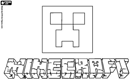 Caguicai (color and gui consistency and ideas). Minecraft Creeper Coloring Pages - GetColoringPages.com