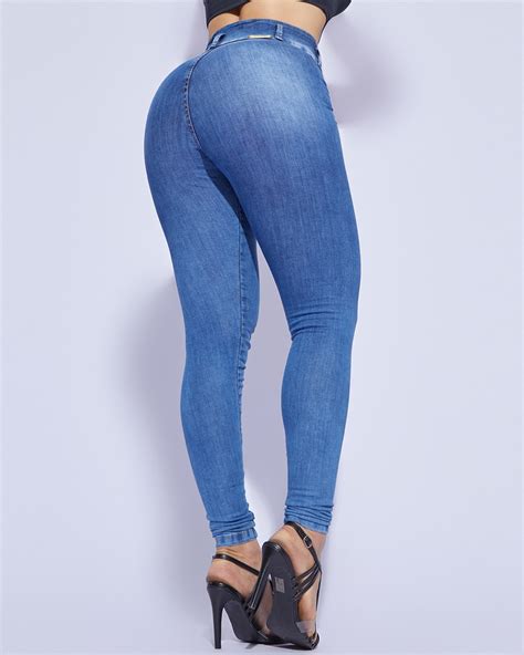 CalÇa Jeans Clara Sem Bolso Jeans Ousadia Jeans Feminino Modelador