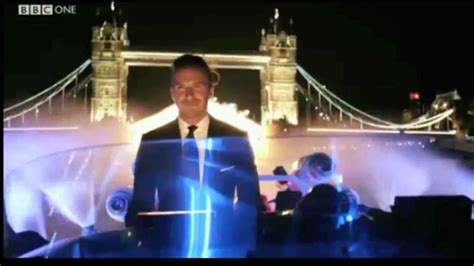 David Beckham Boat Torch At Olympics Opening Ceremony 2012 Youtube